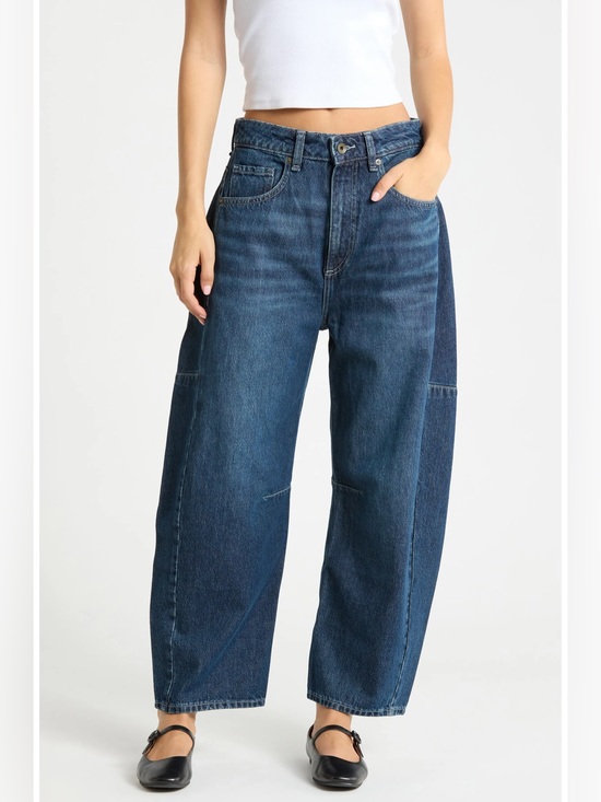 rag & bone Denim - rag & bone Chase High Rise Crop Barrel Leg Jeans, size 30